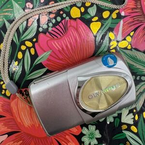 Olympus Stylus 400 Digital 4.0MP‎ Camera Silver All Weather 3x Optical Zoom